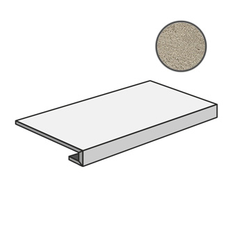 W. Silve Grey Scalino Frontale 33X60/В. Сильвер Грей Ступень 33Х60